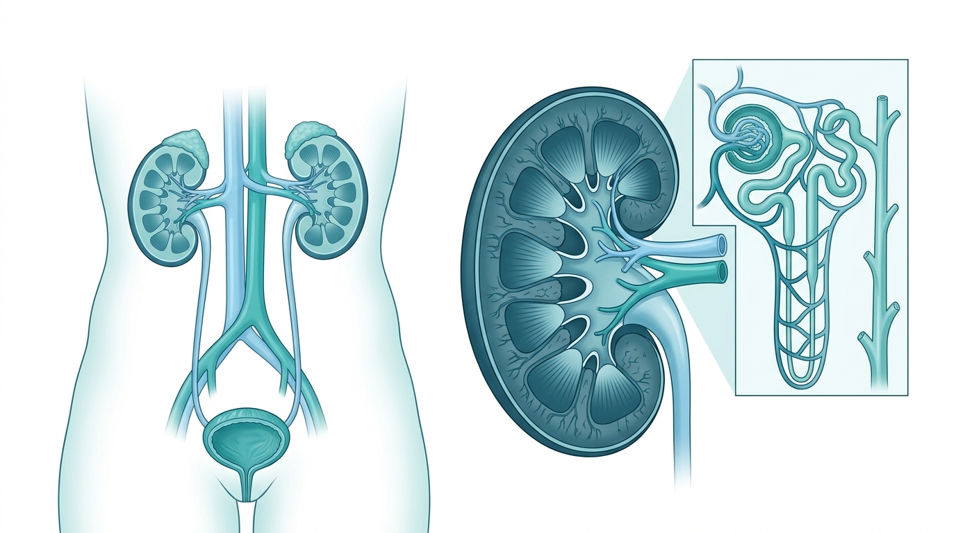 Glomerulonephritis clinical reference photography